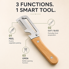 3 in 1 peeler multifunctional peeler stainless steel vegetable peeler kitchen cutter slicer peeler everyday kitchen essentialwith bottle opener