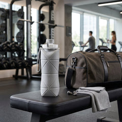 Silicone water bottle Foldable water bottle Travel water bottle Portable water bottle Leak-proof water bottle Space-saving water bottle