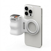 Magnetic phone grip, Wireless camera remote for phone, Bluetooth phone grip for iPhone and Android, Selfie stick alternative,