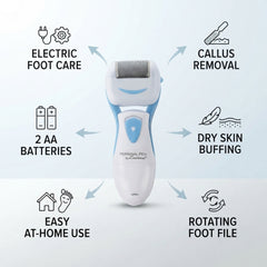 Electric Foot File Electric Callus Remover Electric Pedicure Tool Electric Foot Care System Pedicure Scrubber Electric Dead Skin Remover for Feet.