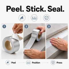 Aluminum Foil Butyl Rubber Tape – Strong Waterproof Sealing &  Repair Solution. 10% Off!