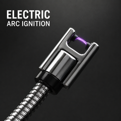 USB Rechargeable Lighter 360° Kitchen Lighter Electronic Kitchen Lighter Windproof Lighter Long Reach Design Outdoor Electric Lighter