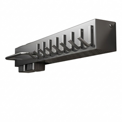 Smart Wall-mounted Storage Kitchen Knives Rack, Kitchenware Organizer with Steel Hooks,